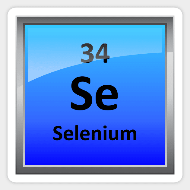 Selenium Element Symbol - Periodic Table Sticker by sciencenotes